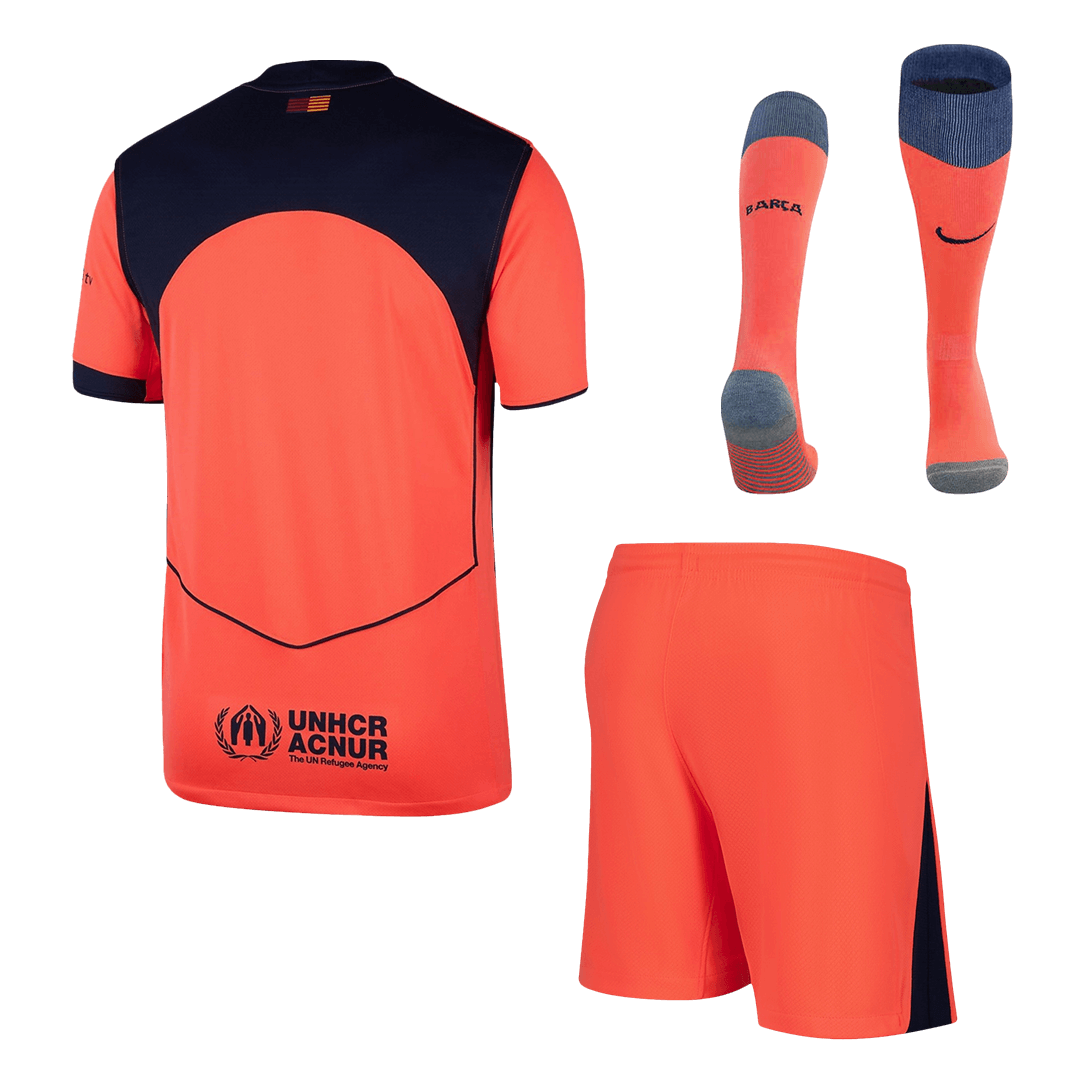 Barcelona Tröja Tredjeställ 2025/26 Orange