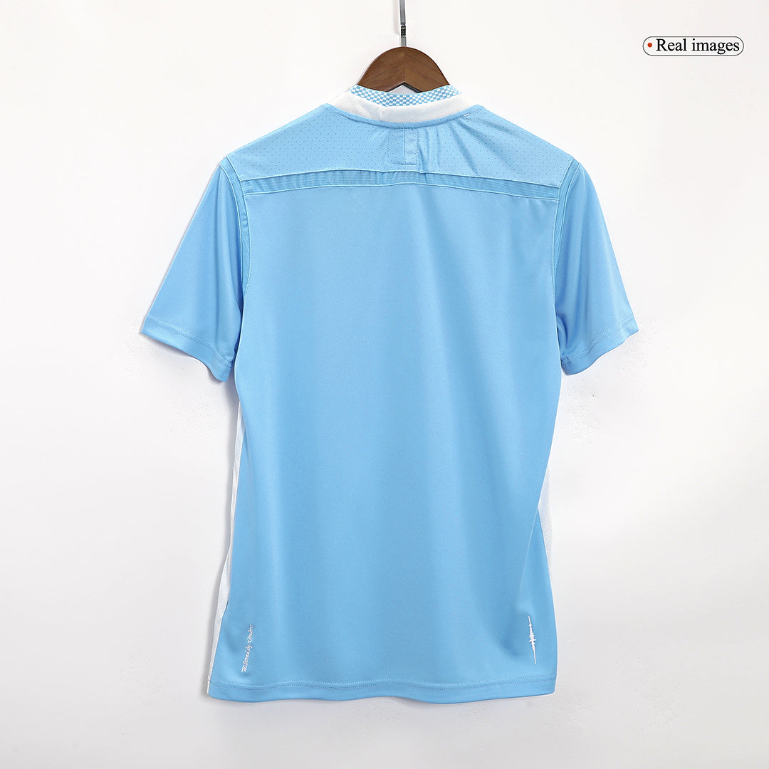 Manchester City Hemmatröja 2011/12 Retro Tröja
Blå