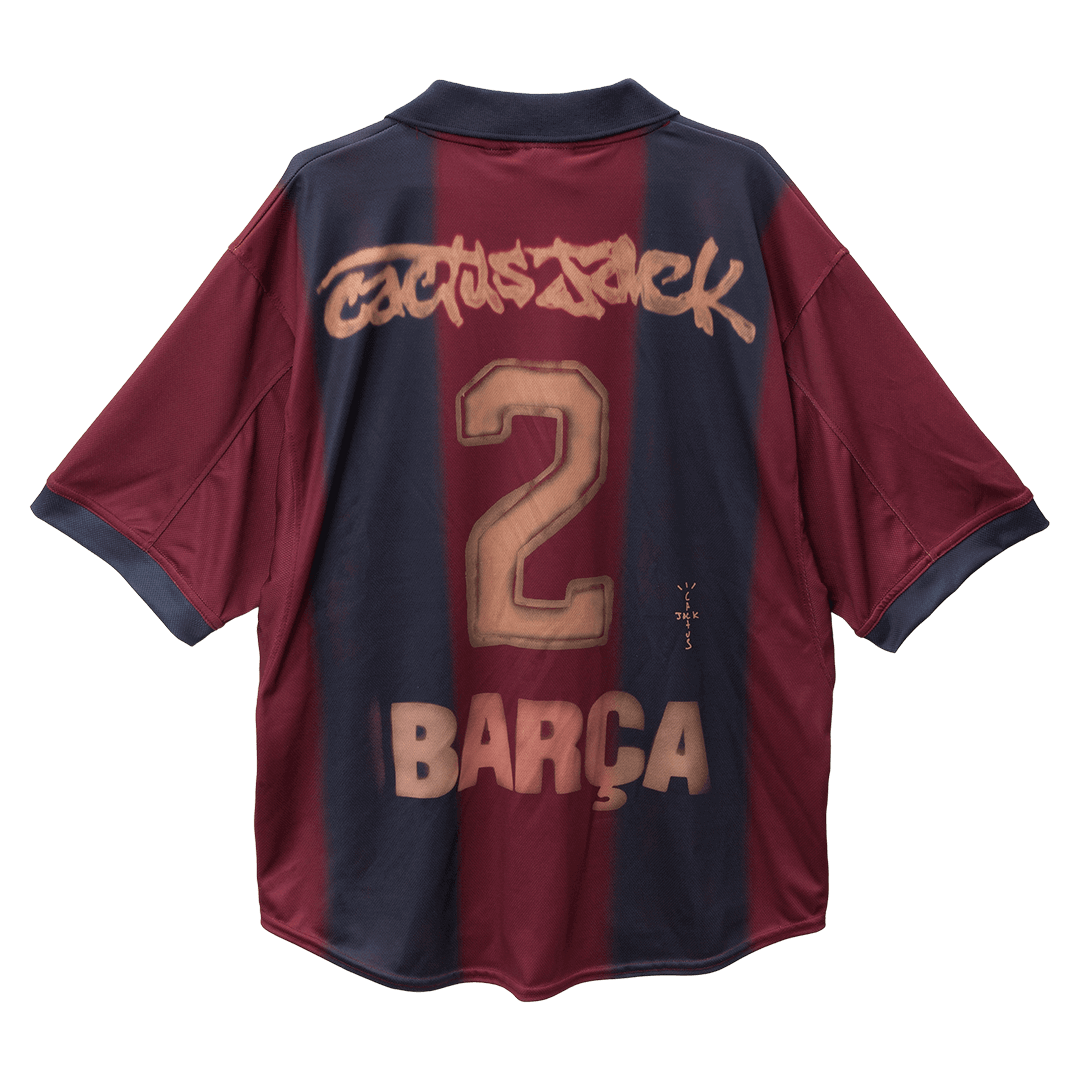Barcelona Hemmatröja 2000/01 Retro Tröja
Röd & Blå