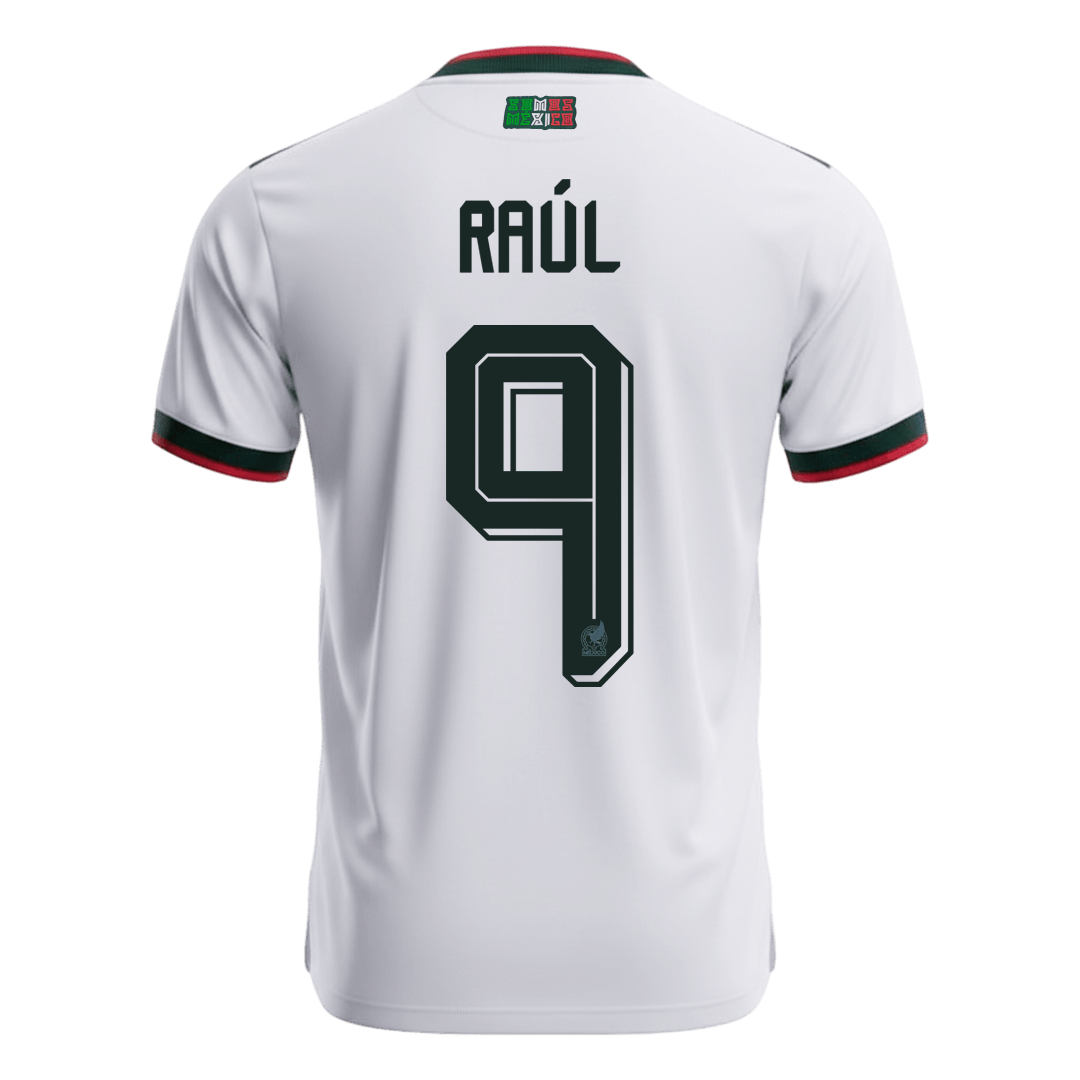 Mexiko Tröja RAÚL #9 2026 Borta Vit
