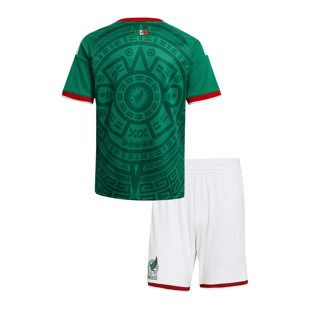 Mexiko Tröja 2026 Hemma Grön Barn Premium