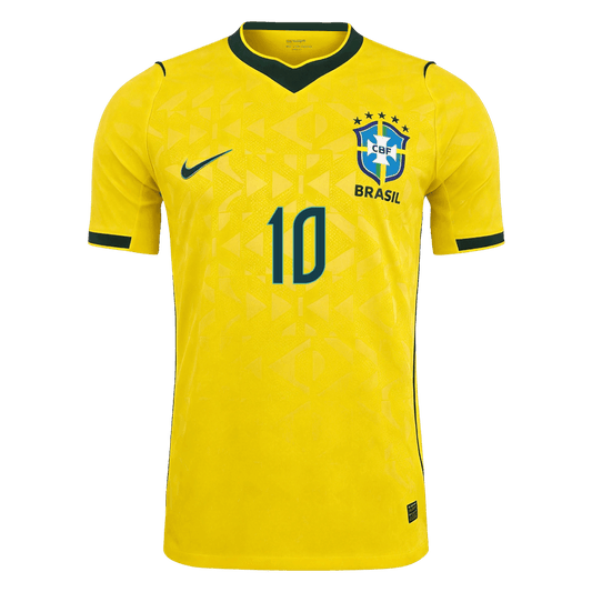 Brasilien Tröja NEYMAR JR. #10 2026 Hemma Autentisk Gul-1