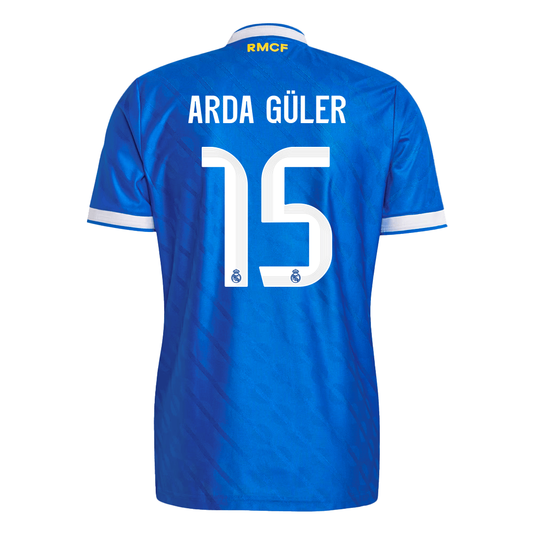 Real Madrid Tröja ARDA GÜLER #15 2025/26 Tredje Blå
