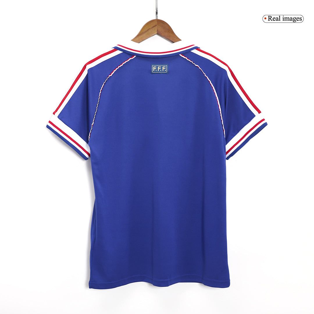 Frankrike Hemmatröja 1998 Retro Tröja
Blå