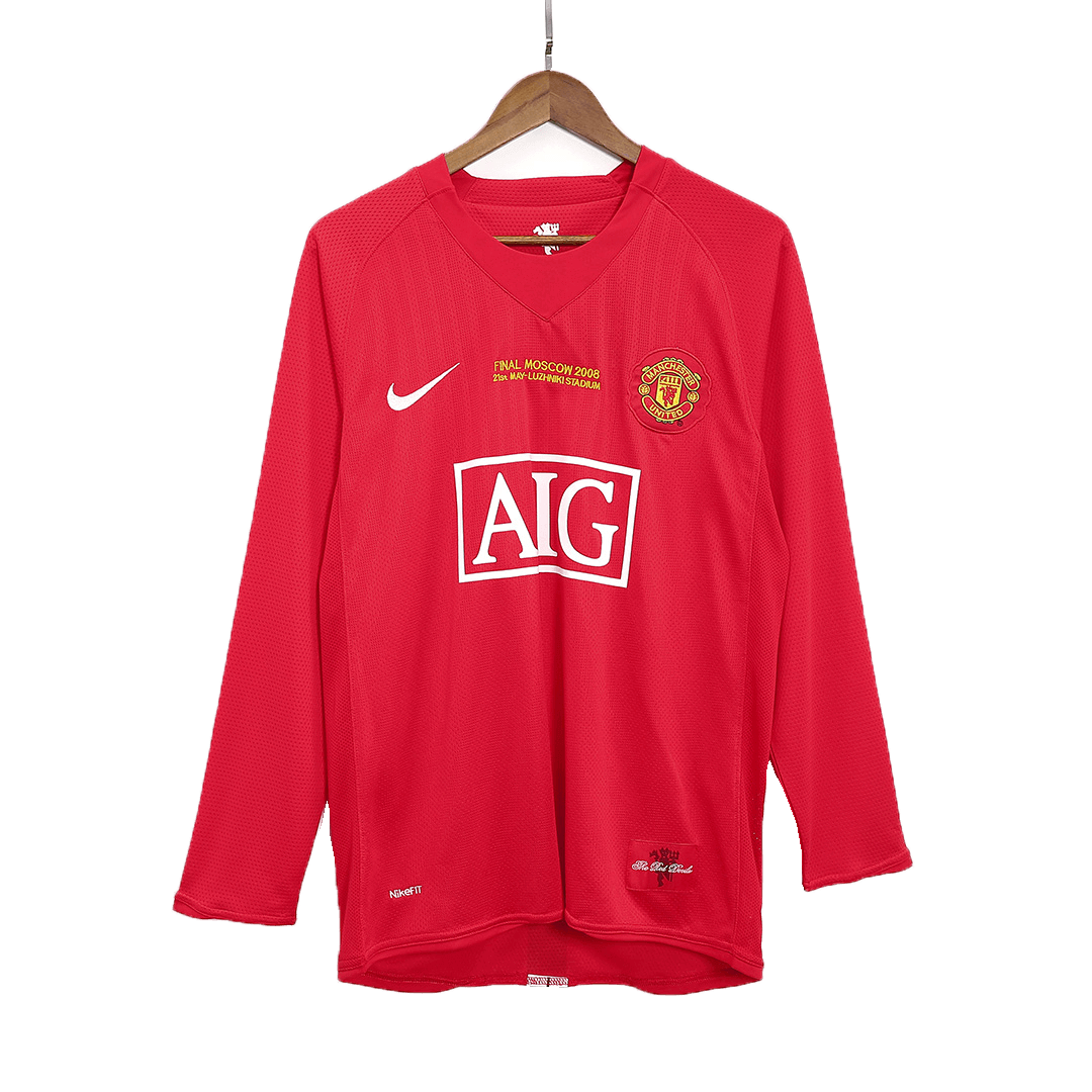 RONALDO #7 Manchester United Hemmatröja 2007/08 Retro Tröja
Röd - UCL Final