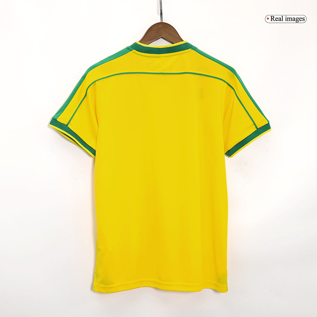 Brasilien Hemmatröja 1998 Retro Tröja
Gul
