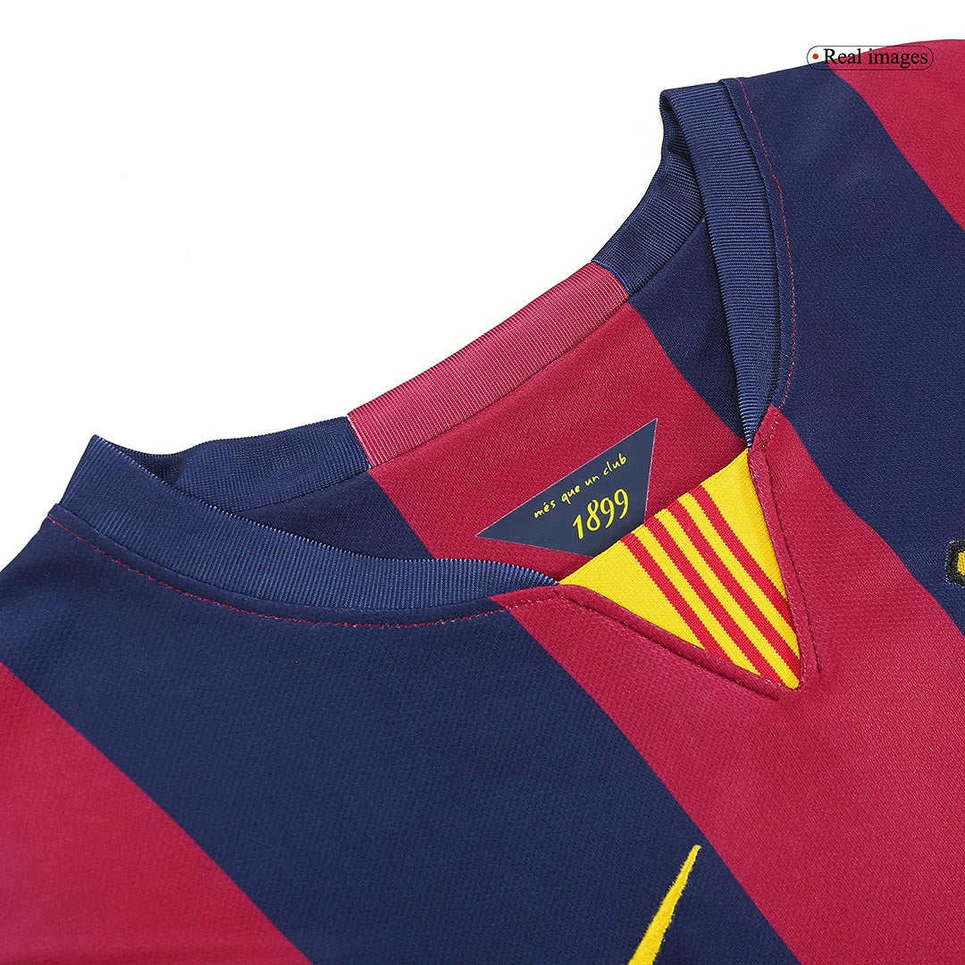 MESSI #10 Barcelona Hemmatröja 2014/15 Retro Tröja