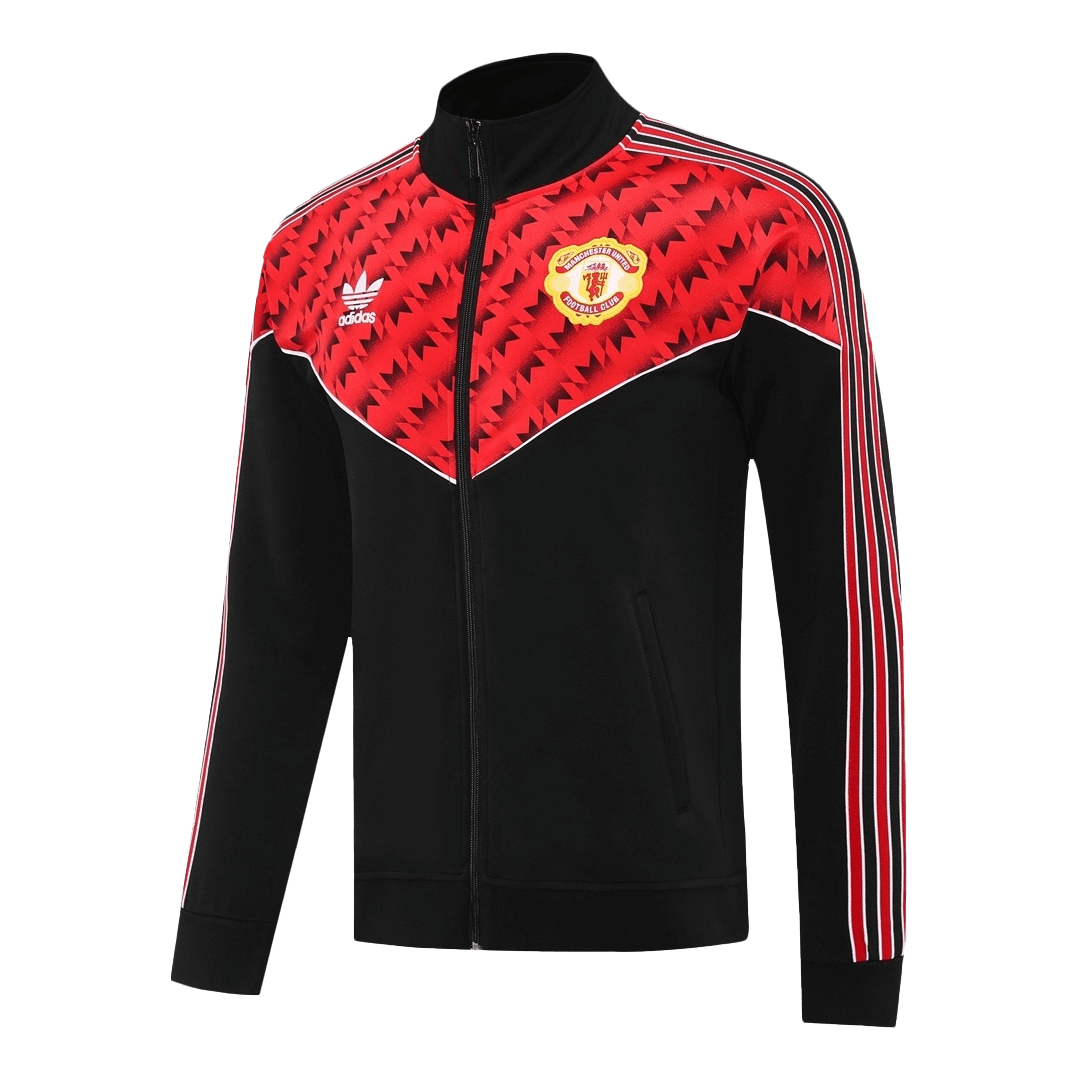 Manchester United Träningsjacka 2025/26 Röd & Svart