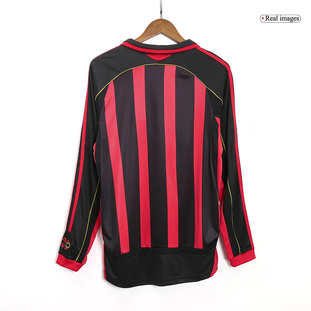 AC Milan Hemmatröja 2006/07 Retro Tröja
Röd & Svart