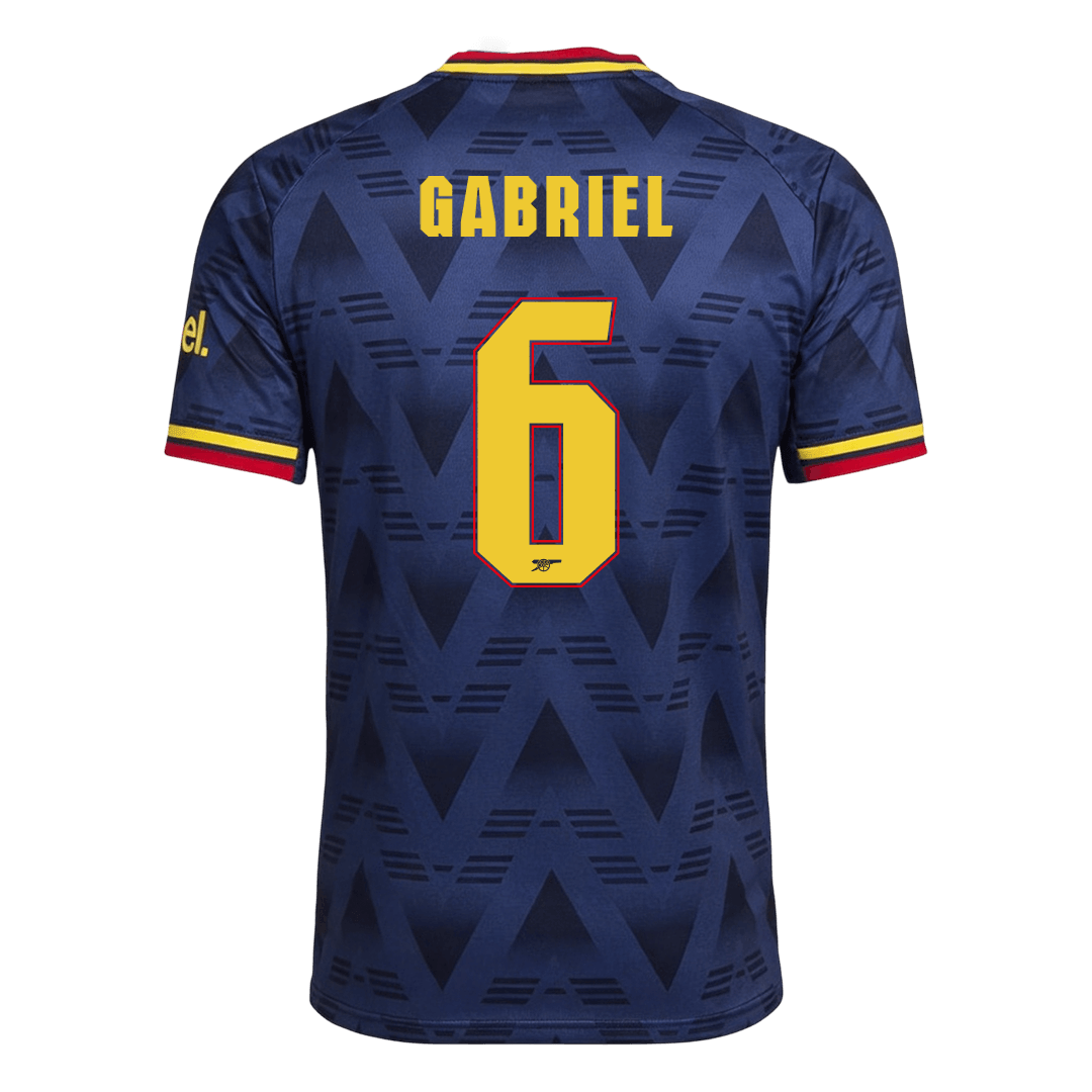 Arsenal Tröja GABRIEL #6 2026/27 Borta Autentisk Mörkblå - UCL