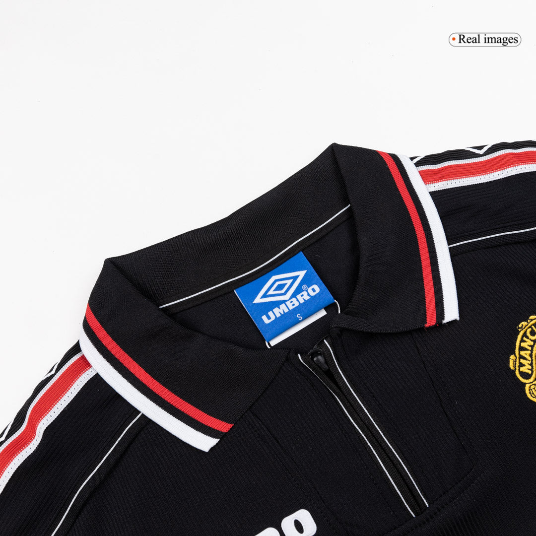 Manchester United Bortatröja 1998 Retro Tröja
Svart