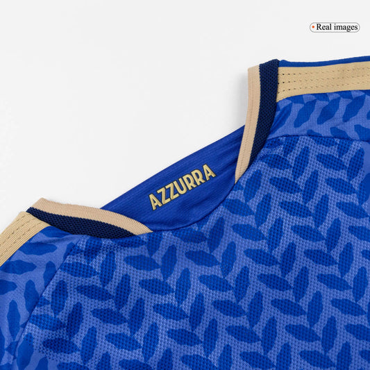 Italien Tröja BASTONI #23 2026 Hemma Autentisk Blå-1