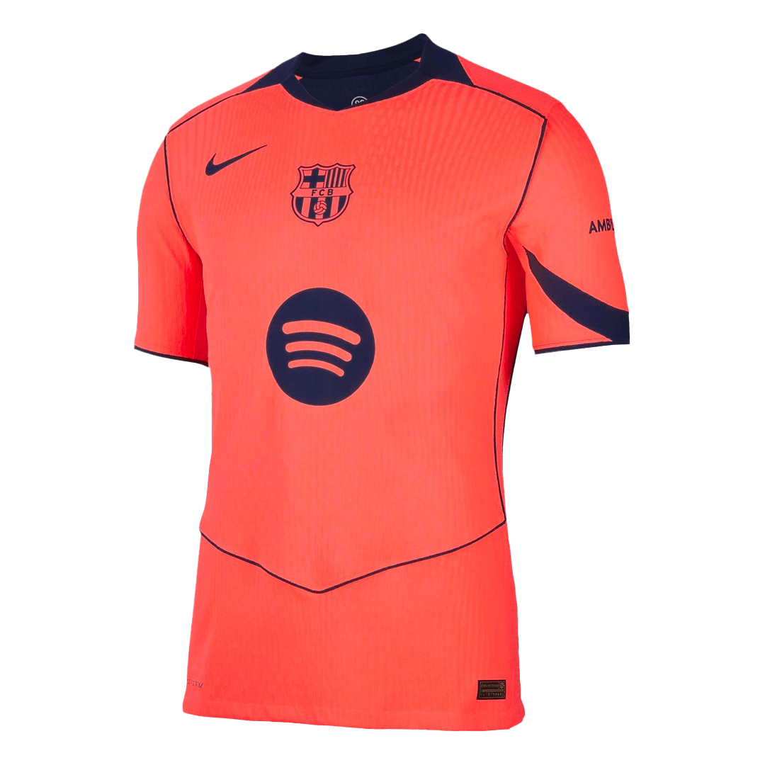 Barcelona Tröja LAMINE YAMAL #10 2025/26 Tredje Orange - UCL