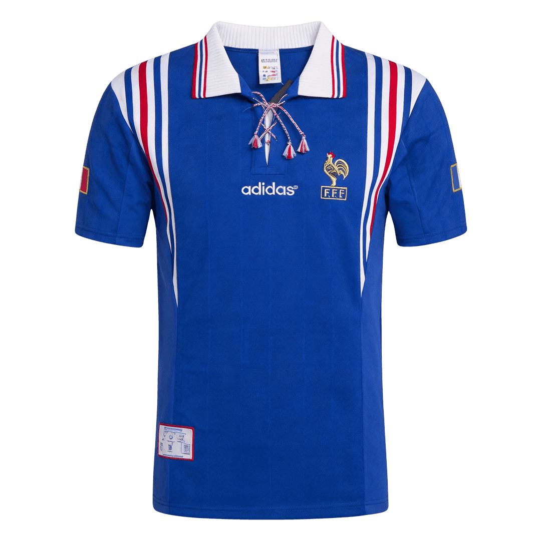 Frankrike Hemmatröja 1996 Retro Tröja
Blå