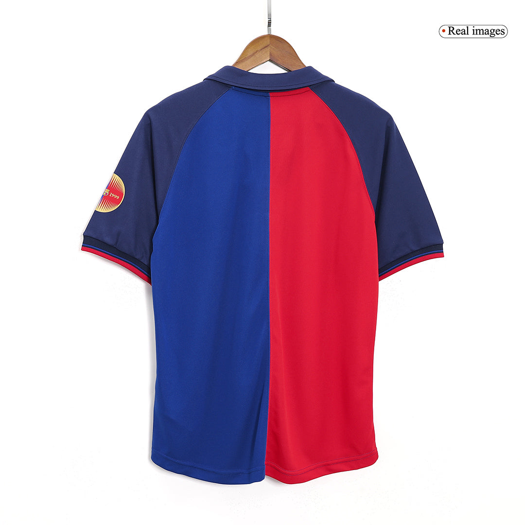 Barcelona Hemmatröja 1999/00 Retro Tröja
-årsjubileum