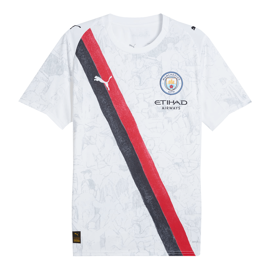 Manchester City Tröja HAALAND #9 2025/26 Vit