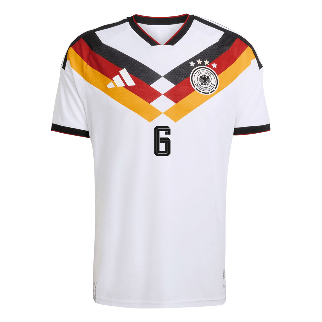 Tyskland Tröja KIMMICH #6 2026 Hemma Autentisk Vit
