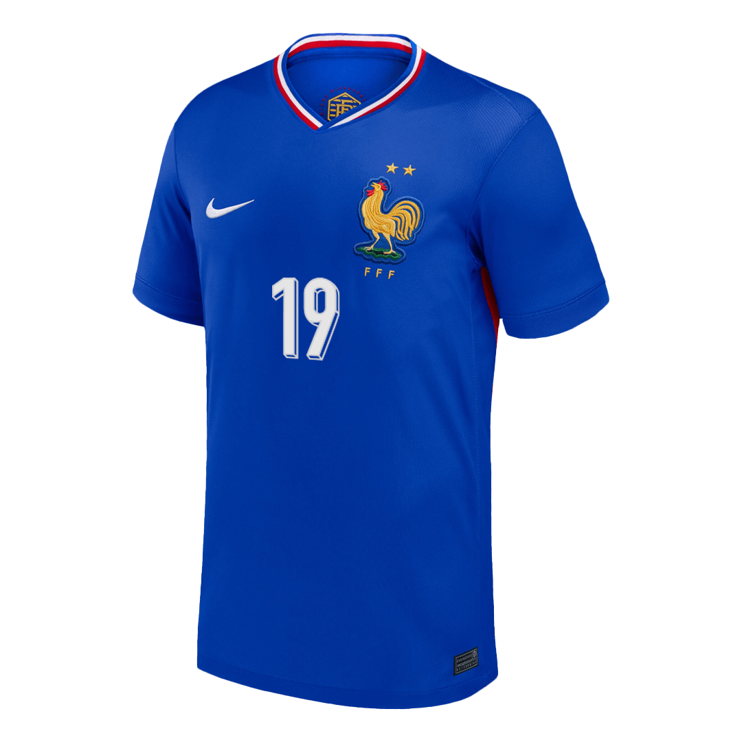 Frankrike Tröja FOFANA #19 Euro 2024 Hemma Blå