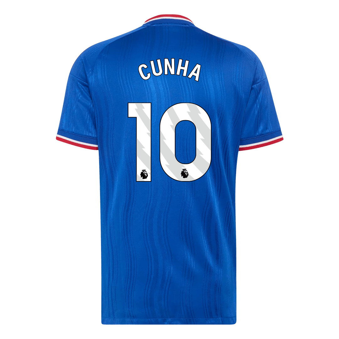 Manchester United Tröja CUNHA #10 2026/27 Borta Autentisk Blå
