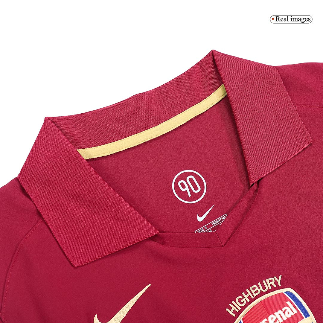 BERGKAMP #10 Arsenal Hemmatröja 2005/06 Retro Tröja
Röd