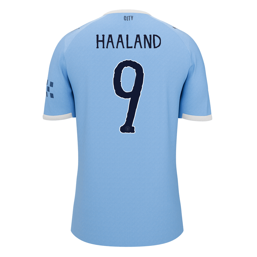 HAALAND #9 Manchester City Tröja 2025/26 Hemma Premium Blå