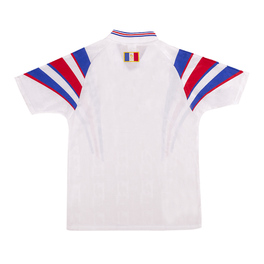 Frankrike Bortatröja Euro 1996 Retro Tröja
Vit-1