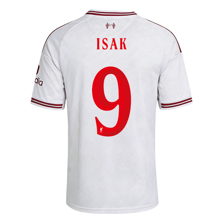 Liverpool Tröja ISAK #9 2026/27 Borta Vit - UCL