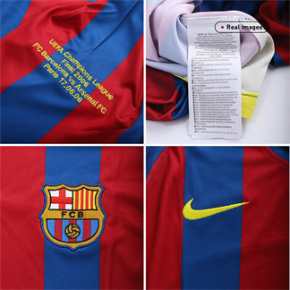 Barcelona Hemmatröja 2005/06 Retro Tröja
Röd & Blå - UCL-1