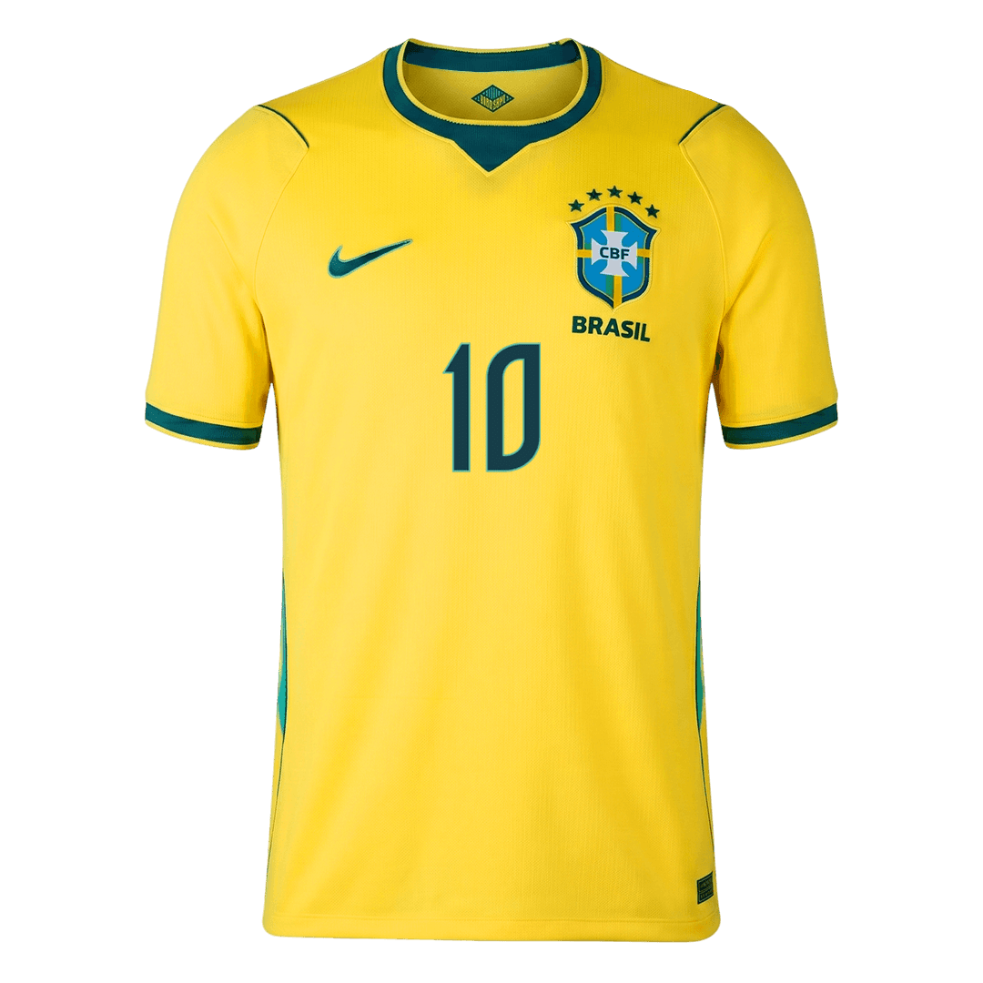 Brasilien Tröja NEYMAR JR. #10 2026 Hemma Gul