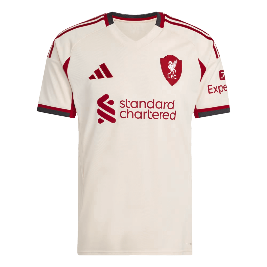 Liverpool Tröja GAKPO #18 2025/26 Borta Vit