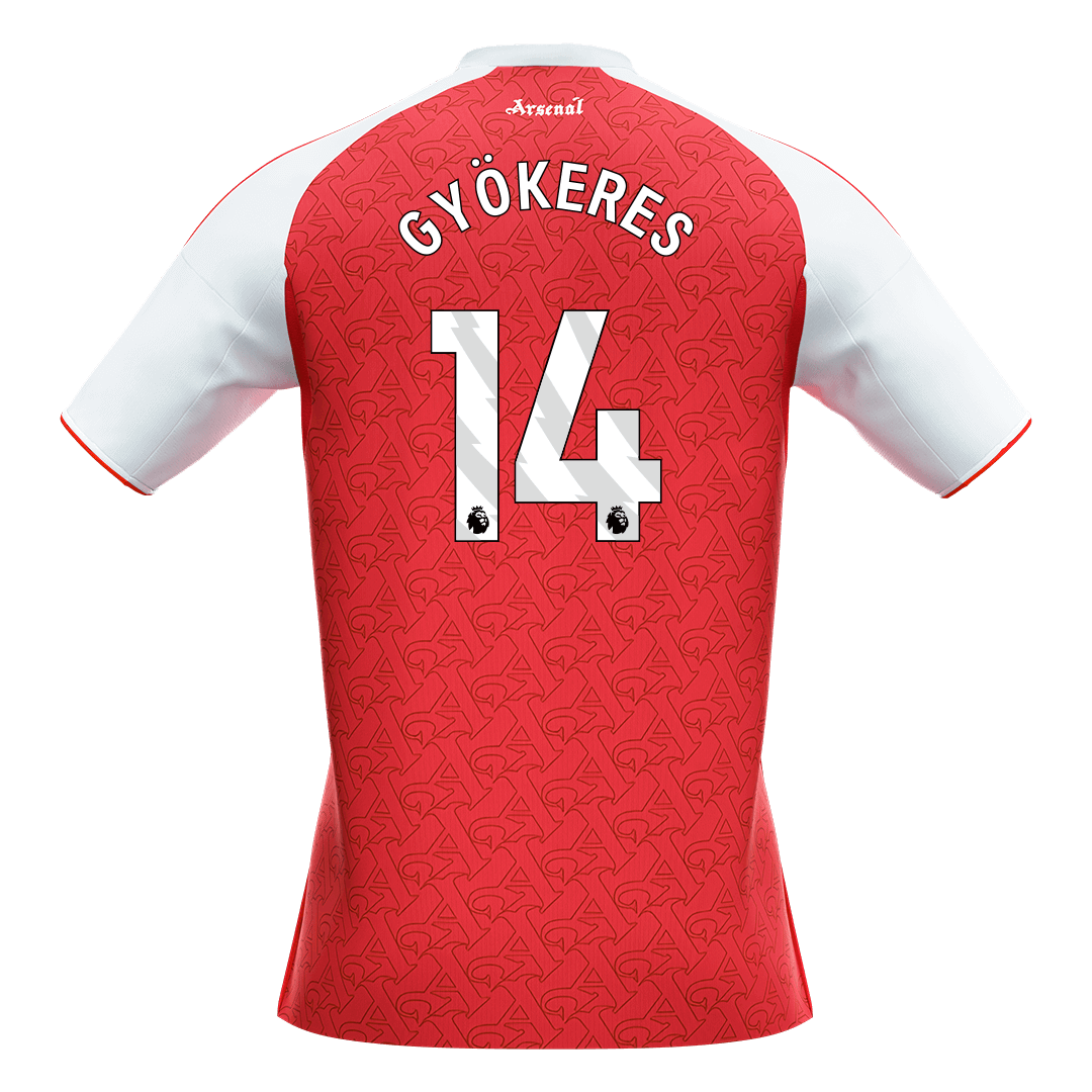 GYÖKERES #14 Arsenal Tröja 2025/26 Hemma Premium Röd
