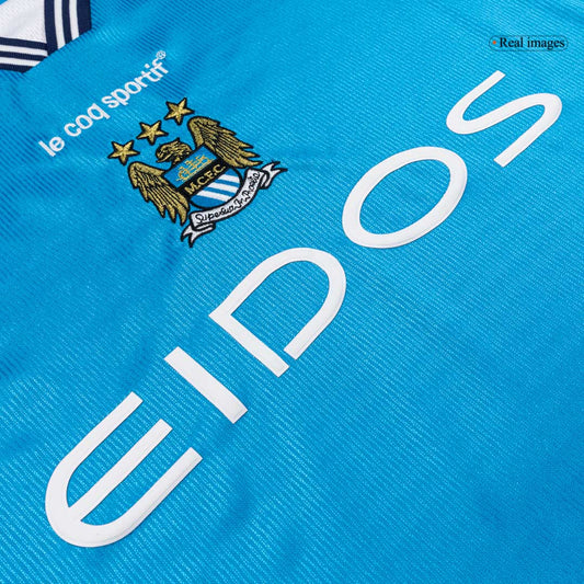 Manchester City Hemmatröja 1999/01 Retro Tröja
Blå-1