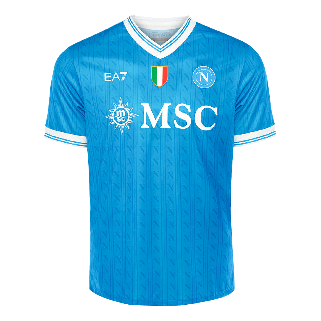 Napoli Tröja LUKAKU #9 2025/26 Hemma Blå