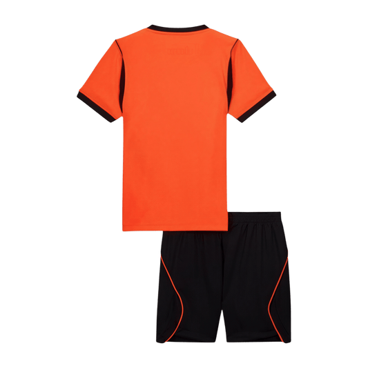 Nederländerna Tröja 2026 Hemma Orange Barn-1