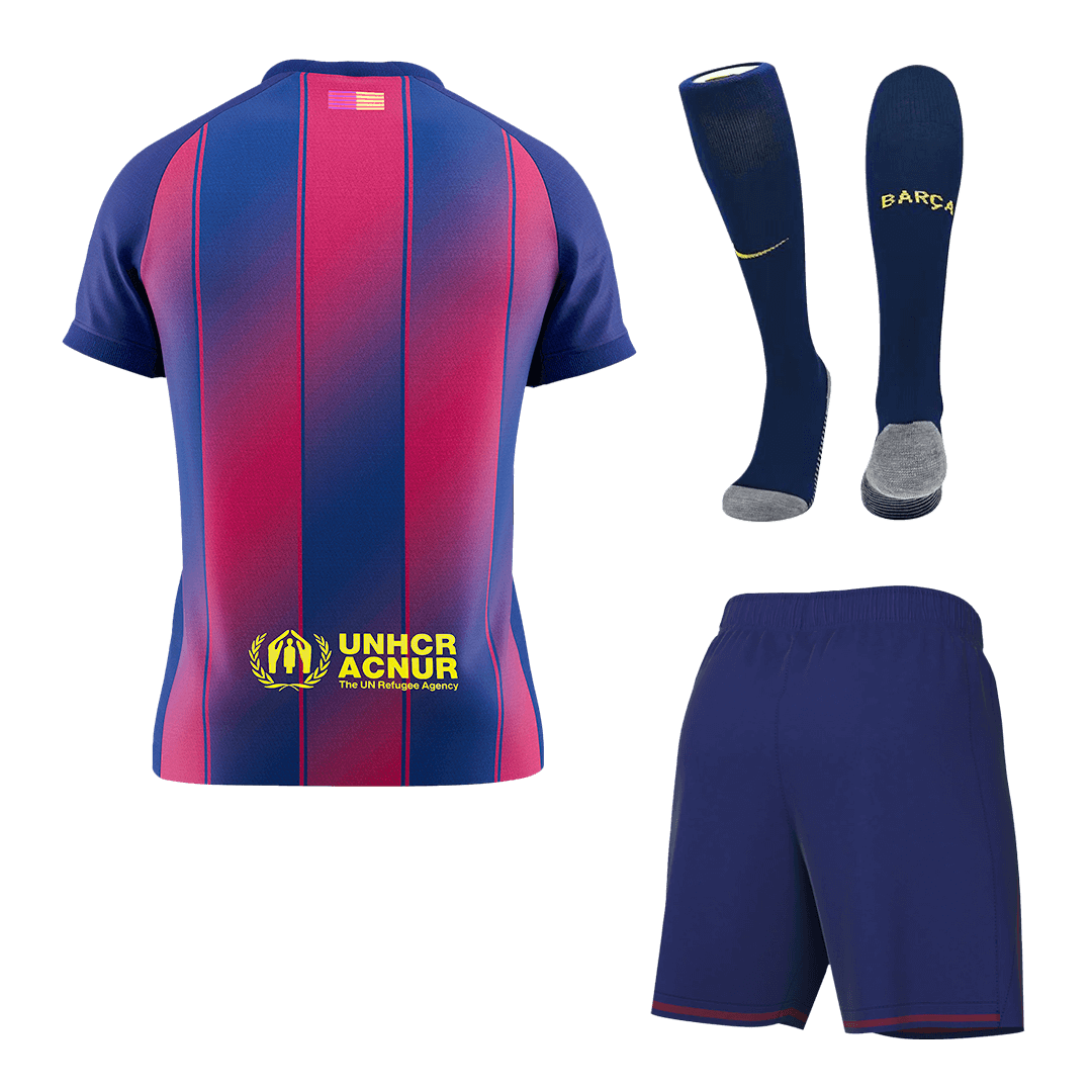 Barcelona Tröja Hemmaställ 2025/26 Röd & Blå