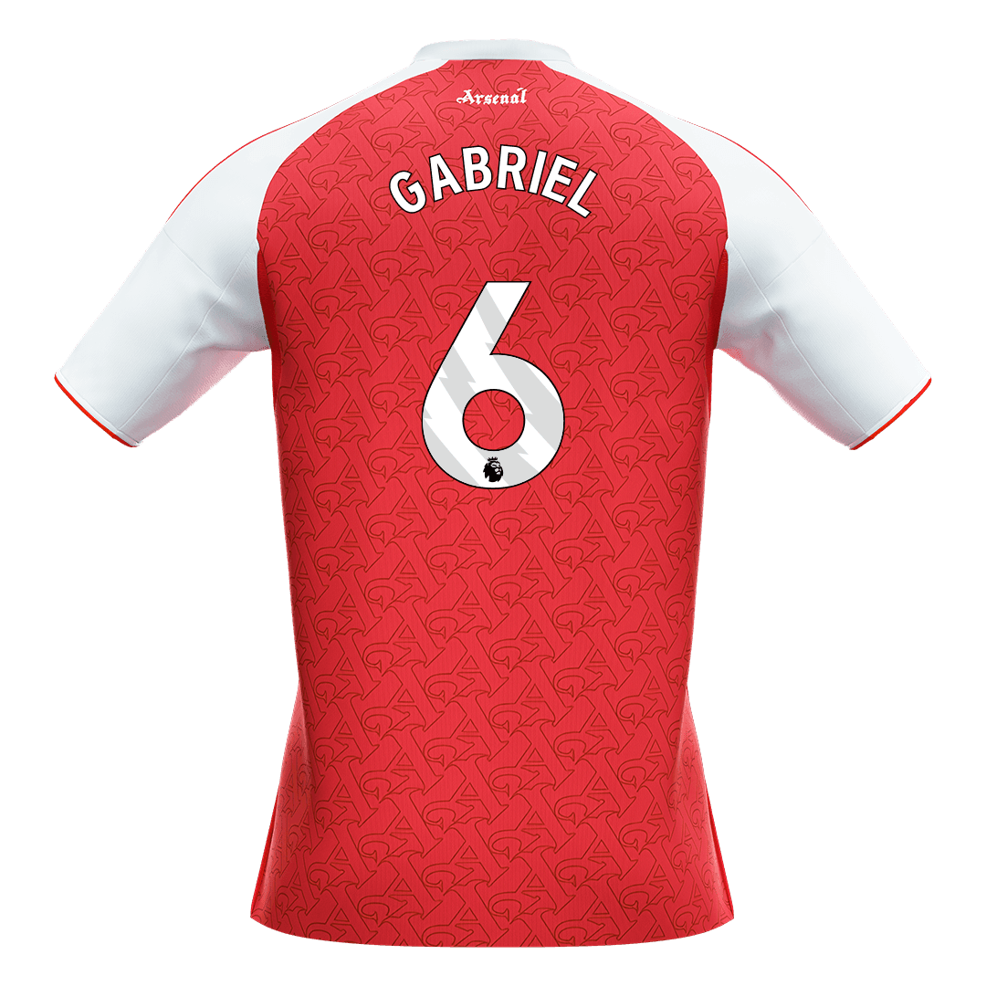 GABRIEL #6 Arsenal Tröja 2025/26 Hemma Premium Röd