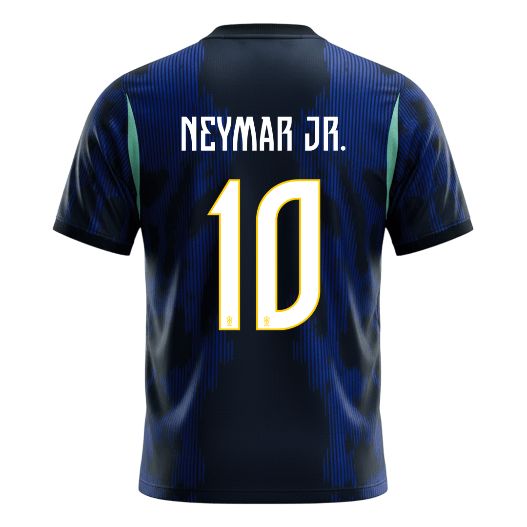 Brasilien Tröja NEYMAR JR. #10 2026 Borta Mörkblå