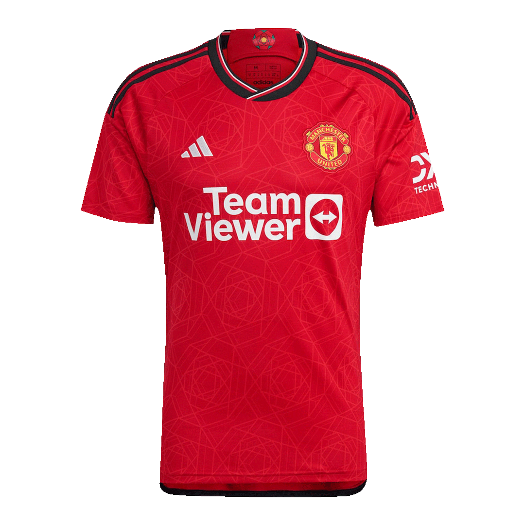 Manchester United Tröja B.FERNANDES #8 2023/24 Hemma Röd