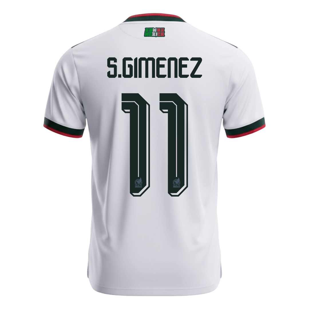 Mexiko Tröja S.GIMENEZ #11 2026 Borta Vit