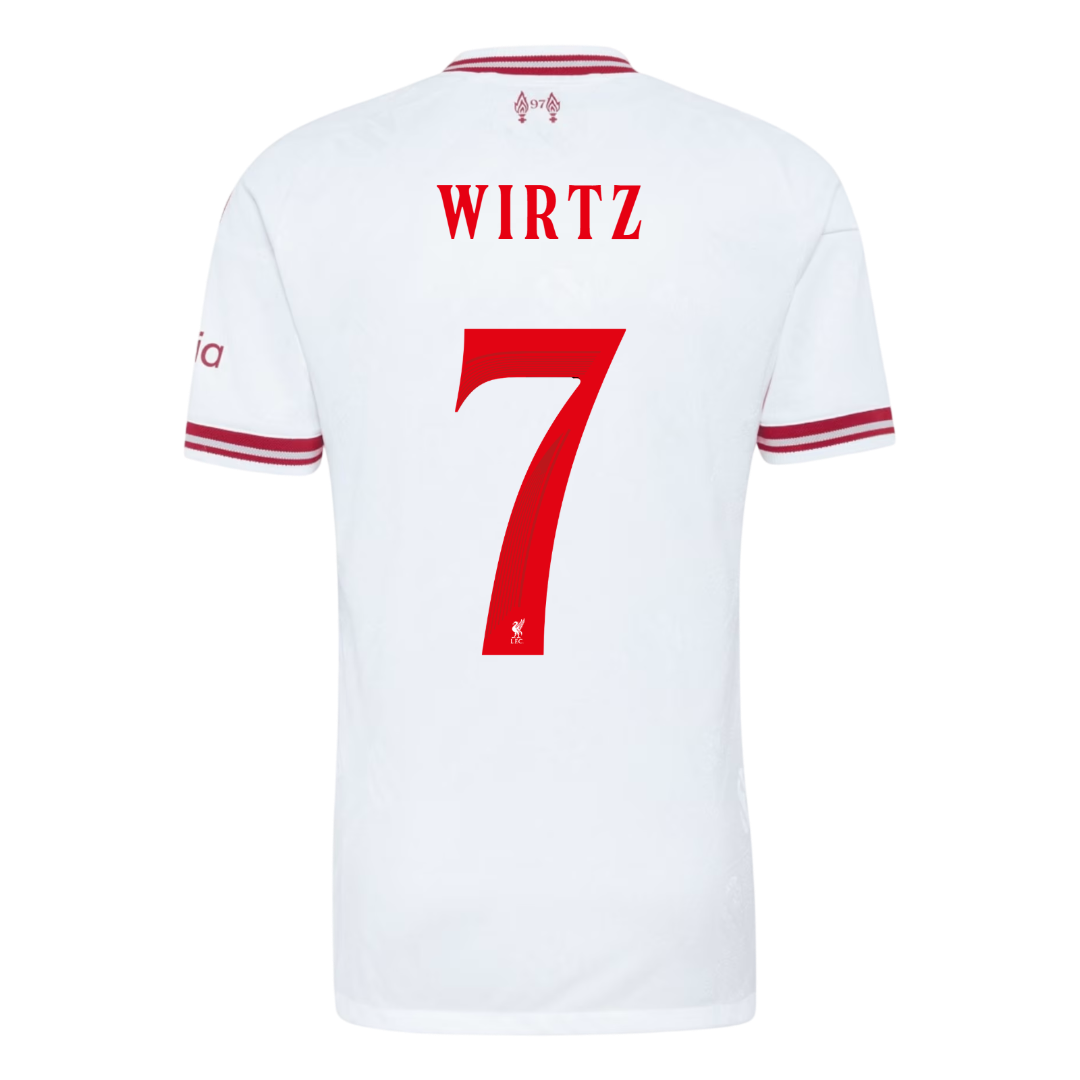 Liverpool Tröja WIRTZ #7 2026/27 Borta Autentisk Vit - UCL