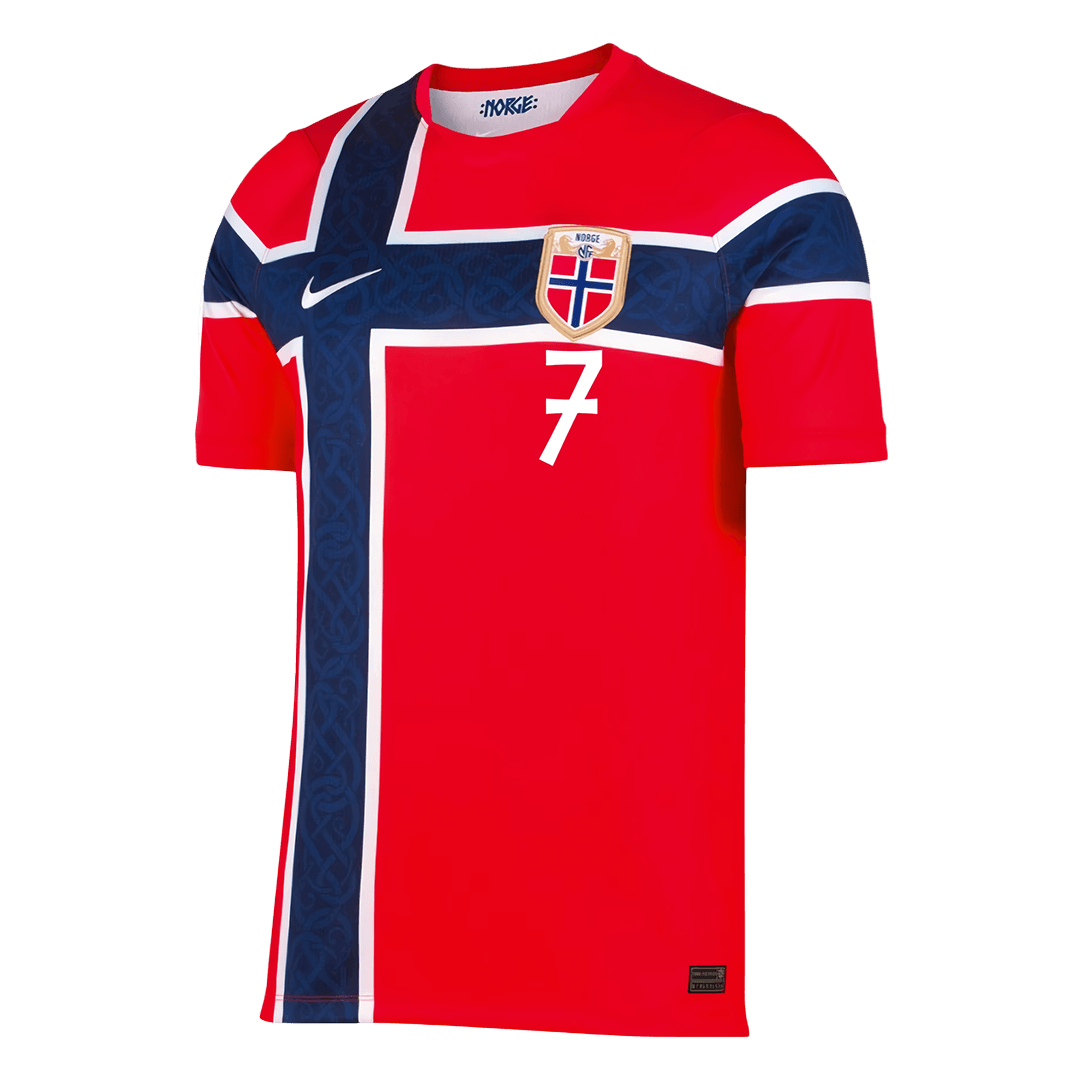 Norge Tröja SØRLOTH #7 2026 Hemma Röd