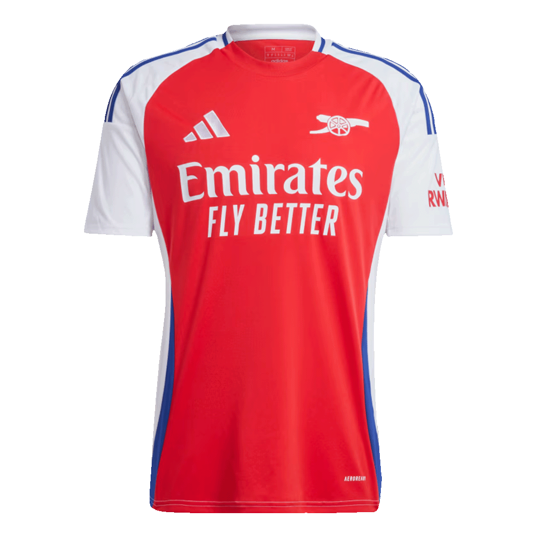 Arsenal Tröja RICE #41 2024/25 Hemma Röd