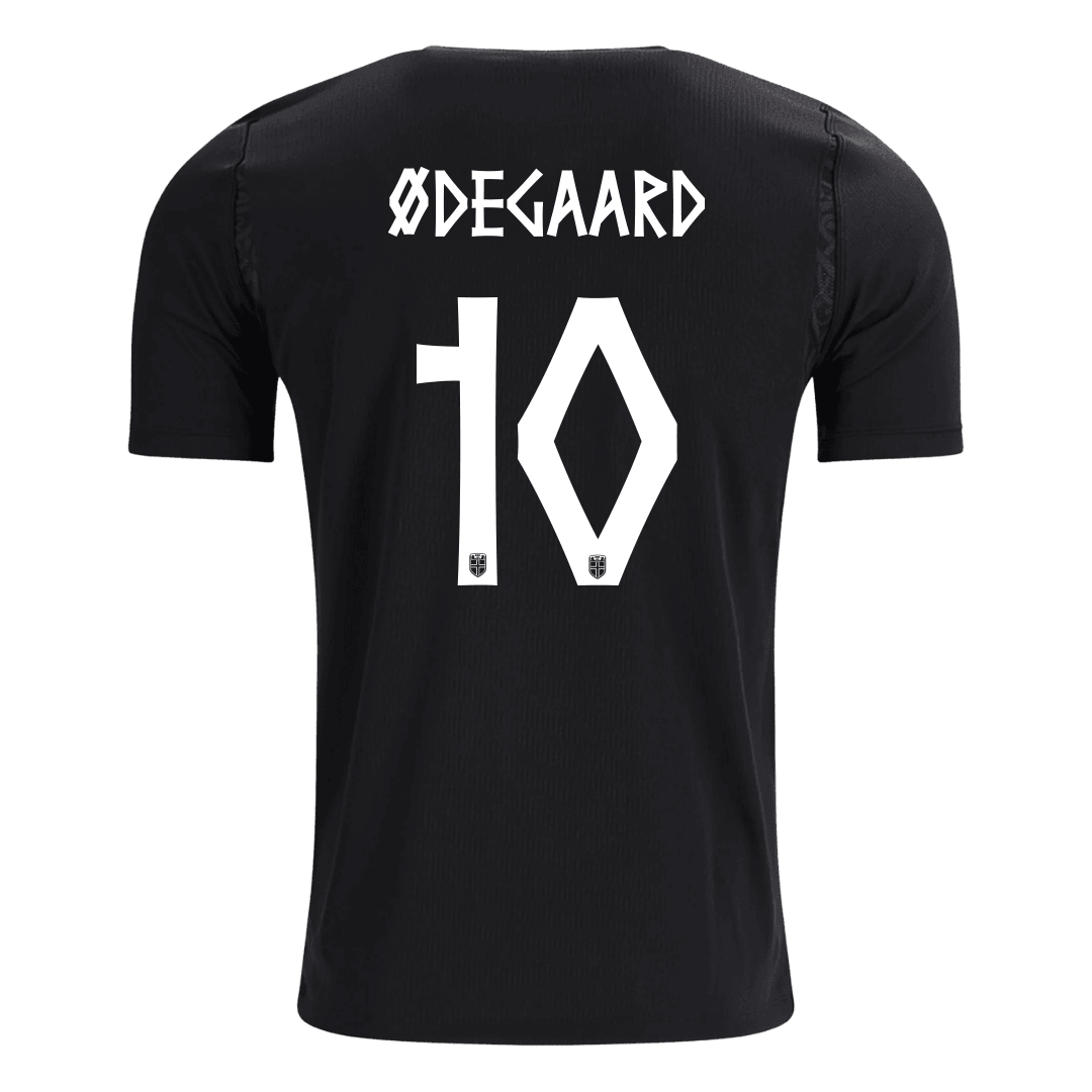 Norge Tröja ØDEGAARD #10 2026 Borta Svart