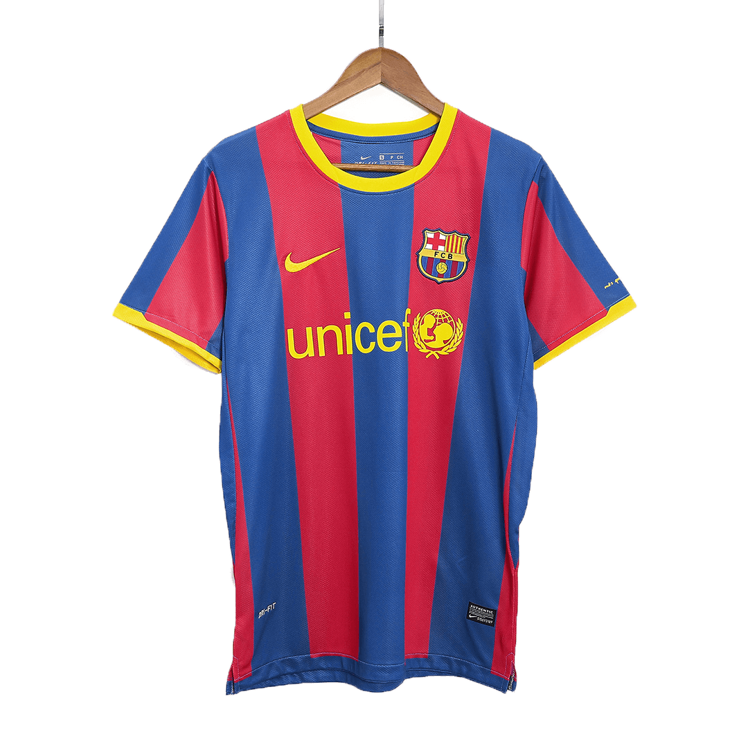 MESSI #10 Barcelona Hemmatröja 2010/11 Retro Tröja
Röd & Blå
