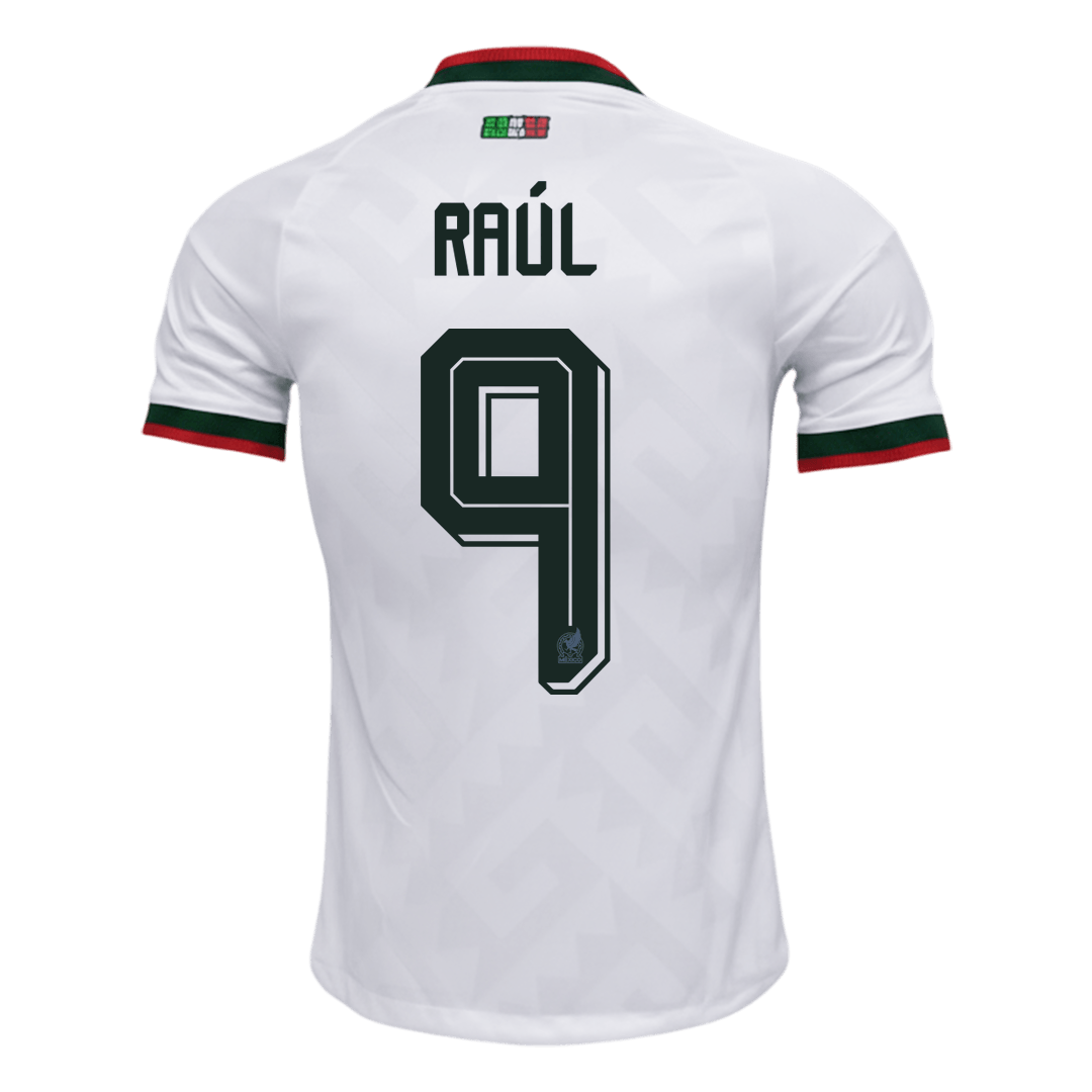 Mexiko Tröja RAÚL #9 2026 Borta Autentisk Vit
