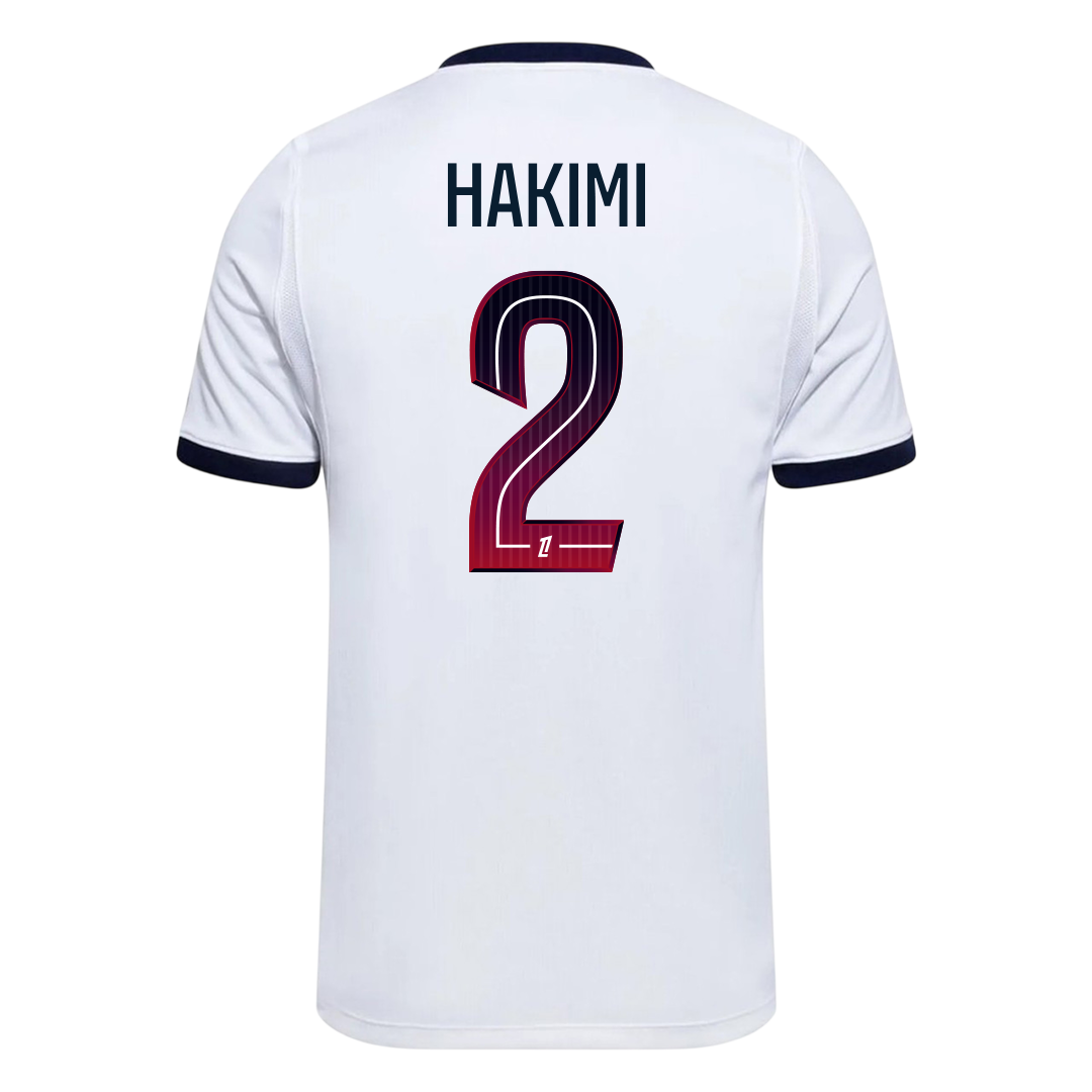 PSG Tröja HAKIMI #2 2026/27 Borta Vit