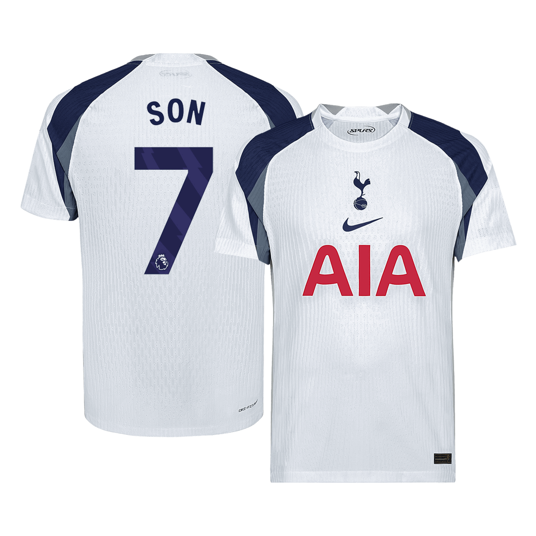 Tottenham Hotspur Tröja SON #7 2025/26 Hemma Vit