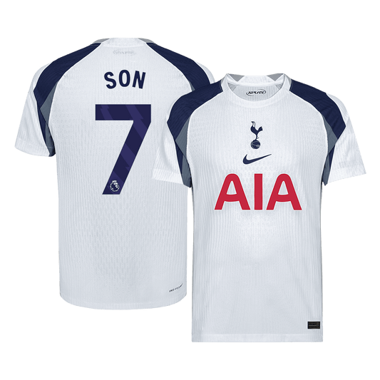 Tottenham Hotspur Tröja SON #7 2025/26 Hemma Vit