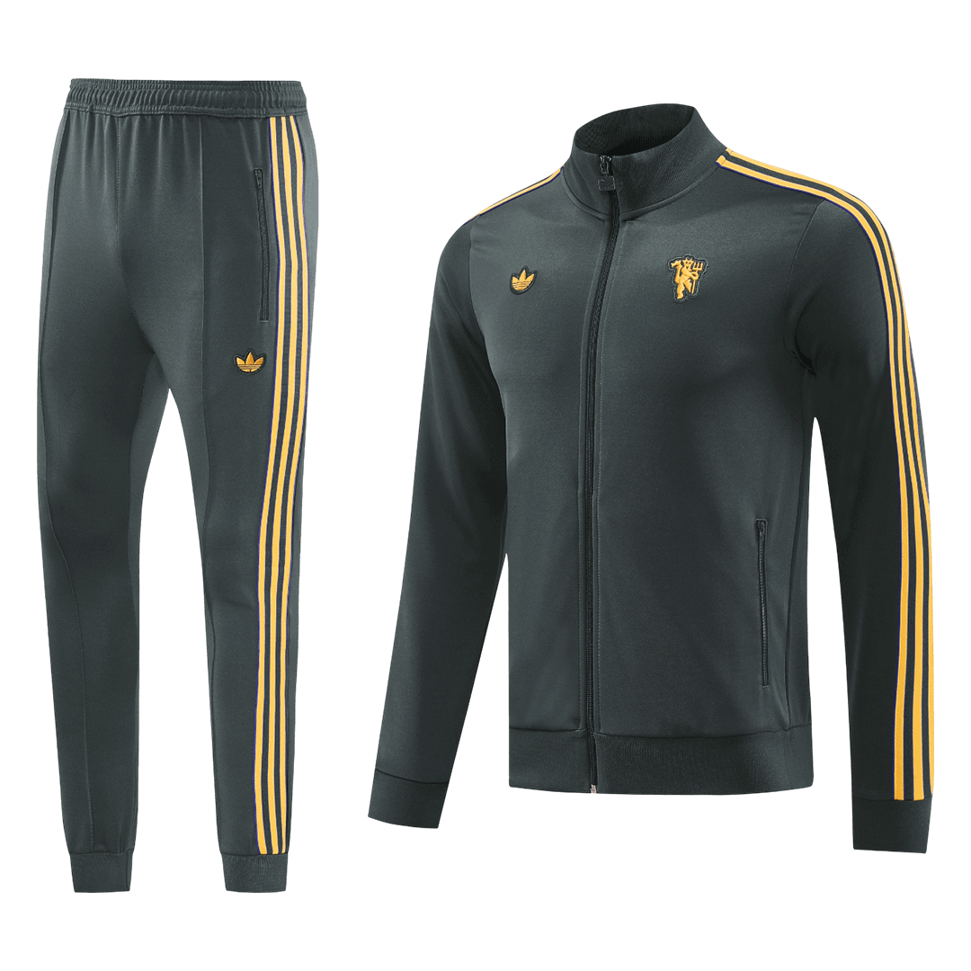 Manchester United Träningsset (Jacka+Byxor) 2025/26 Svart-20