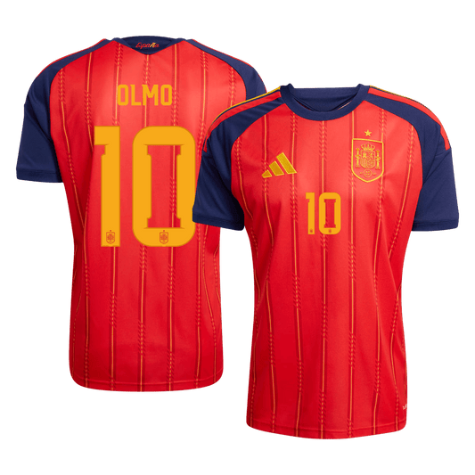 OLMO #10 Spanien Tröja 2026 Hemma Premium Röd